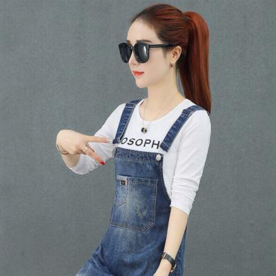 ĐẦM JEAN YẾM FORM A 2 DÂY PHỐI TÚI (KHÔNG KÈM ÁO THUN) - NY827